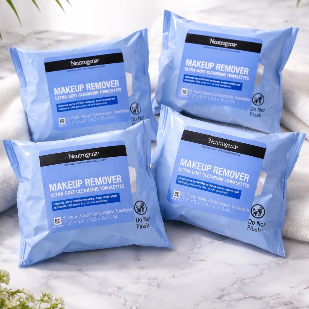 4 Neutrogena Makeup Remover Cleansing Towelettes
